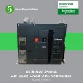 Schneider MasterPact NW Fixed ACB, 2500 A, 4‑Pole, 65 kA, Micrologic 2.0E